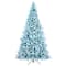 7.5ft. Pre-Lit Alexa Enabled Flocked Mountain Fir Artificial Christmas Tree, Multicolor LED Lights